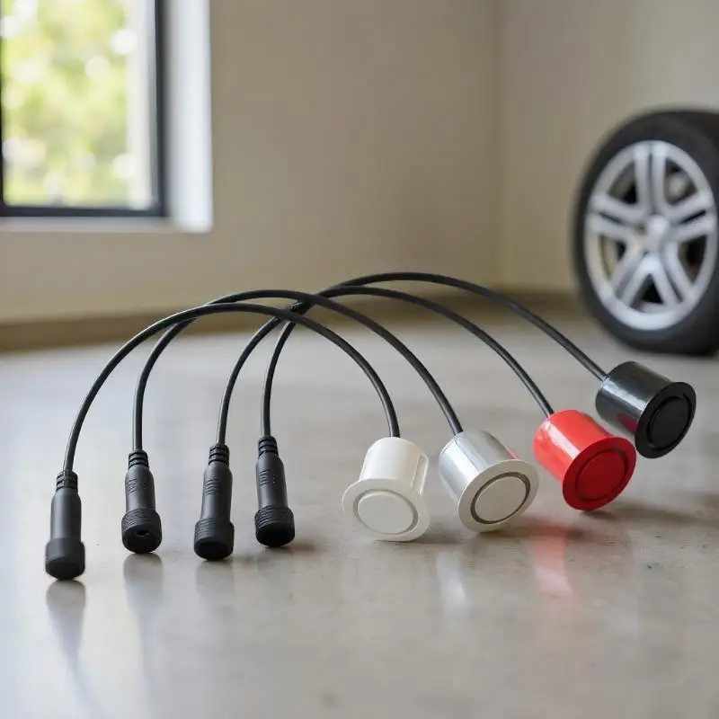 Car Parking Sensor 18.8mm Reversing-Radar Probe Upgrade Cable Car Reverse Parking Waterproof Sensor Sound