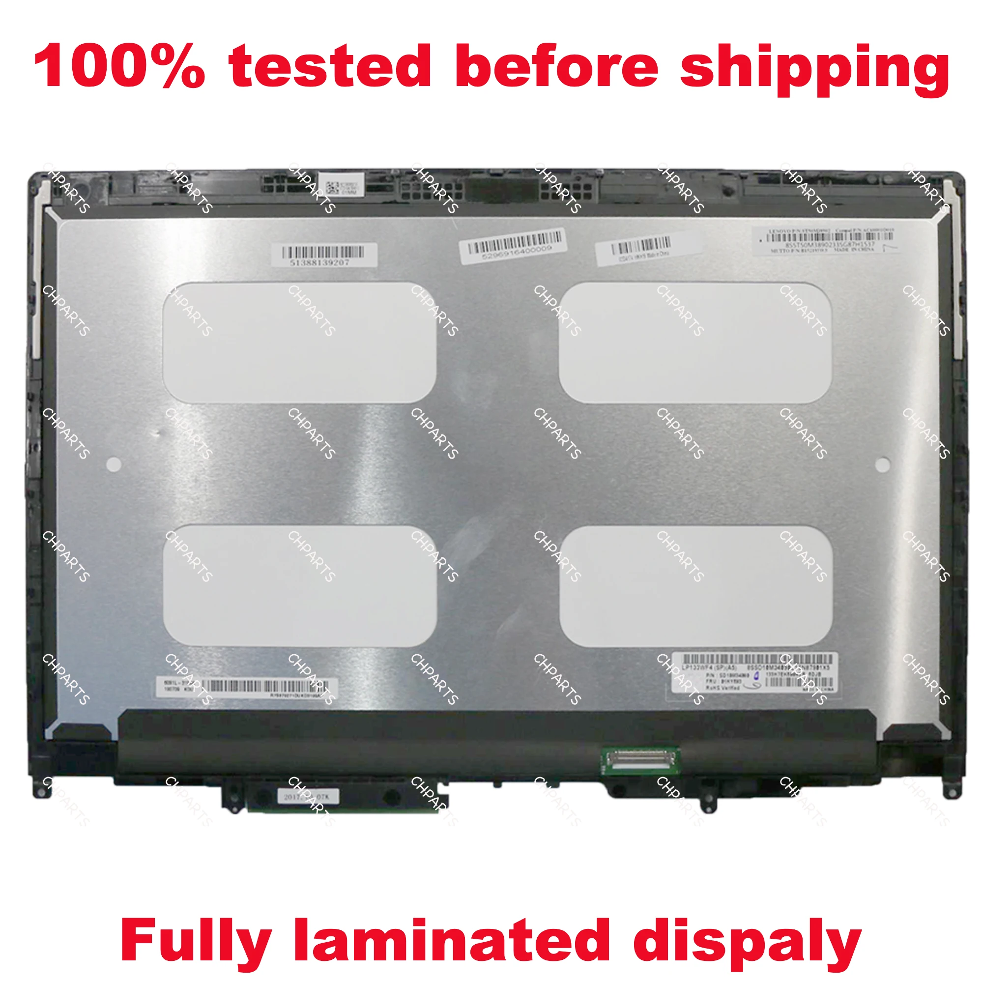 02DA714 13.3'' For Lenovo Thinkpad X380 Yoga X380 LCD Display Touch Screen Digitizer Assembly LP133WF4-SPA5 M133NWF R3