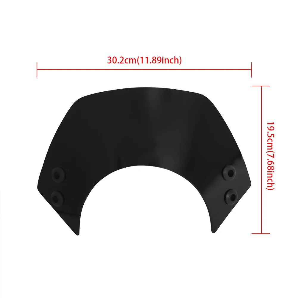 Motorcycle Wind Deflector Kit For Vespa GTS300 GTS 300 GTV300 GTS125 Black Wind Deflector With Windshield Bracket