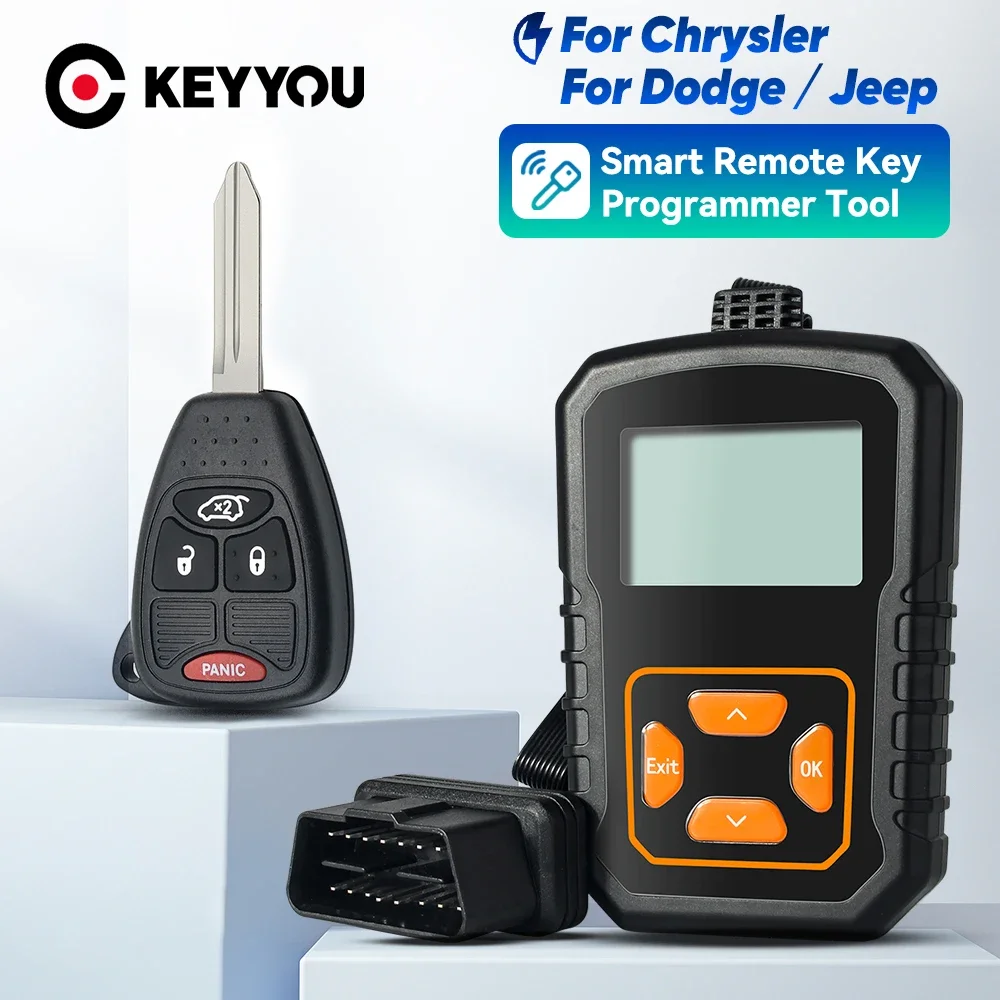 

KEYYOU OHT692427AA Program DIY OBD Remote Key 315Mhz For Jeep Liberty For Chrysler PT Cruiser For Dodge Avenger Caliber Nitro