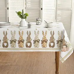 Little Fresh Waterproof Tablecloth Waterproof Tablecloth Home Easter Rectangular Waterproof Tablecloth Nappe De Table