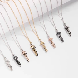 Hug Couples Pendant Necklace for Him and Her, The Tale of Two Lovers Jewelry, Affectionate Hug Necklaces Couple for Women Men