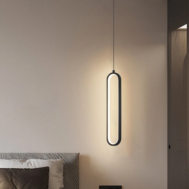 LED Pendant Light Modern Home Decoration Hanging Lamps For Living Room Restaurant Bedroom Bedside Luxurious Gold Black Fixtures