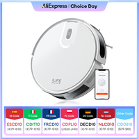 ILIFE V20 Robot Vacuum Cleaner, 5000Pa suction, SOF LiDAR Smart Navigation, APP Control, Customizable cleaning, Self charging