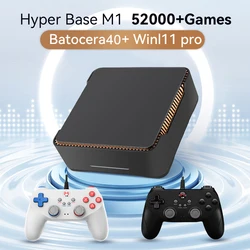 Intel N100 Game PC Box WIN 11 Pro & Batocera 40 Retro Video Game Console 2T HDD 52000+Games 80+Emulators for PS3/PS2/PS1/Wii/N64