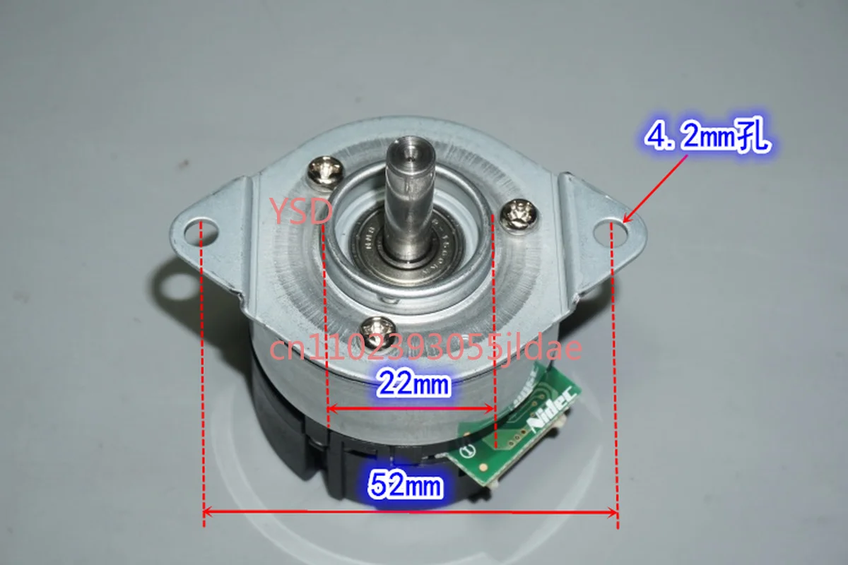 24H404H160 Brushless Servo Motor | 12-24V Built-in Encoder PWM Speed Regulation with Forward & Reverse