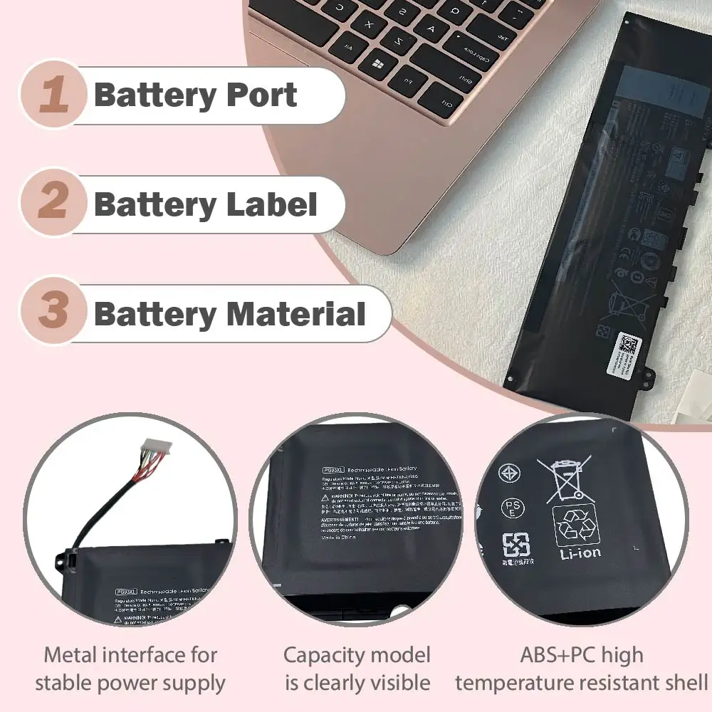 PG03XL Battery for HP Pavilion Gaming 15-DK 15T-DK 15-EC dk0003nq 15-dk0020TX 15-ec 15-ec0000 OMEN 5X FPC52 HSTNN-DB9G L48430-2B