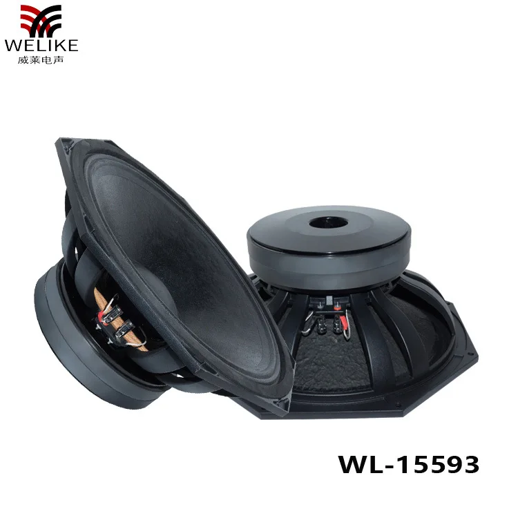 15 inch octagonal aluminum frame 220+220 magnetic cloth side oil basin 100 core speaker professional woofer speaker