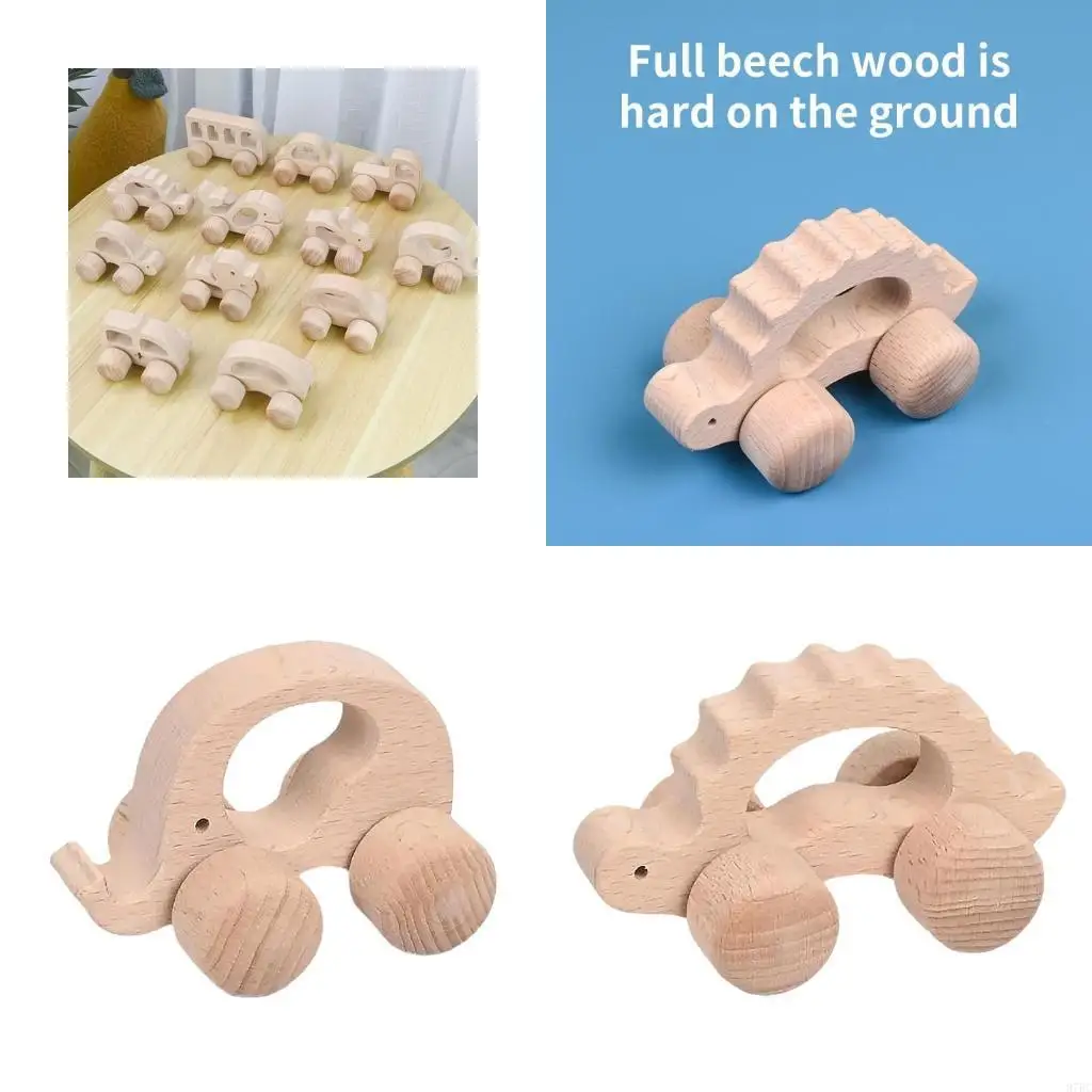 

97BC Early Learning Baby Car Toy Animal Theme Vehicle Inertia Push Vehicle Toy