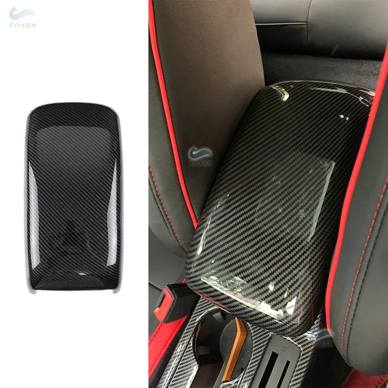 

Автомобильные аксессуары ABS карбоновая текстура центральное управление подлокотник крышка отделка для Audi A3 8V 2013 2014 2015 2016 2017 2018 2019 2020