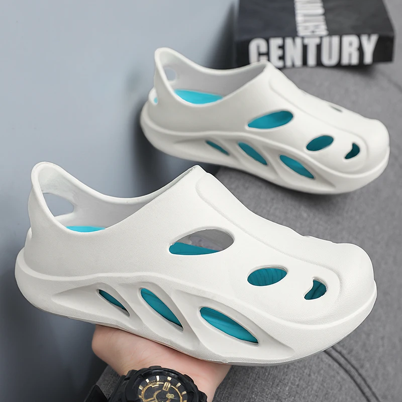 Sommersandalen für Herren, leichte, atmungsaktive, verschleißfeste Outdoor-Strandschuhe