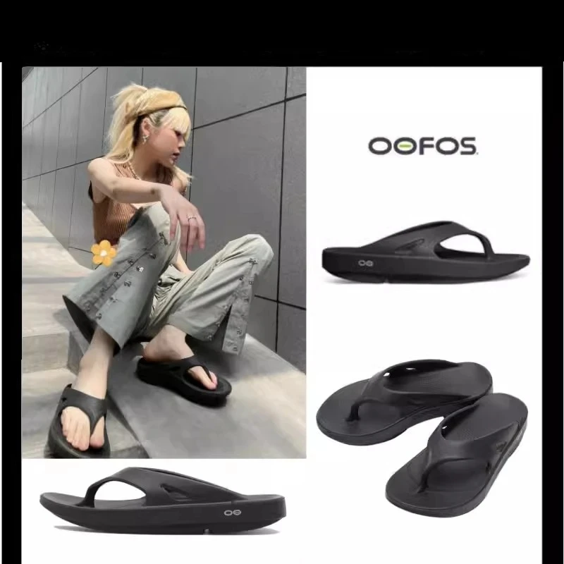 Oofos Hausschuhe Männer Frauen Flip Flops Strands andalen Bad rutsch feste Rutschen Frauen Hausschuhe Innen haus Schuhe Hausschuhe