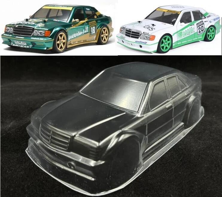 PVC Car Shell Body Shell 190E 98MM Wheelbase for RC Car 1/28 KYOSHO Mini-z Mini-Q HGD1 RW00 DRZ ATM XRX TG LSD DriftArt DZ01