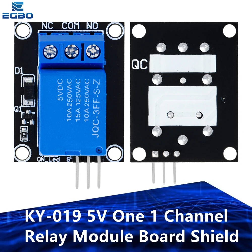 EGBO KY-019  KY 019 5V One 1 Channel Relay Module Board Shield For PIC AVR DSP ARM for arduino Relay