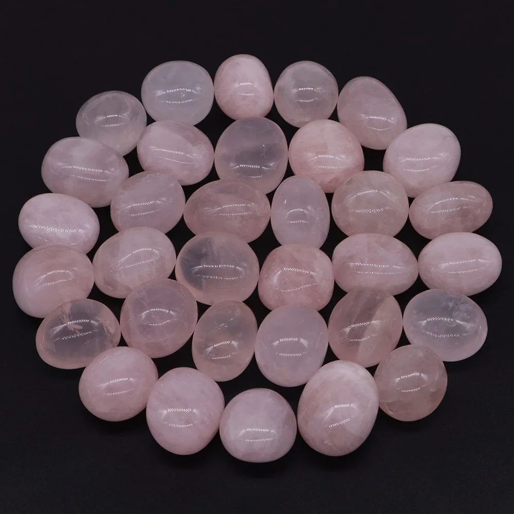 Natural Tumbled Stone Rose Quartz Reiki Healing Gemstone Energy Ore Minerals Specimen Home Garden Tank Aquarium Decoration Gifts
