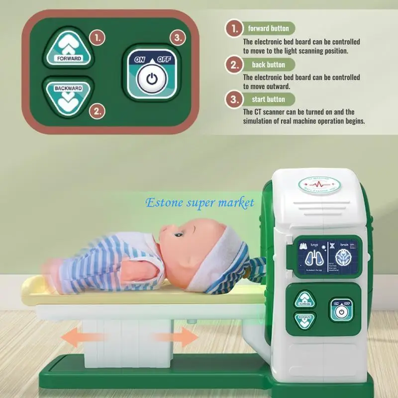 090B Mini sistema médico eléctrico portátil para jugar juguetes juegos educativos mejor soldado americano