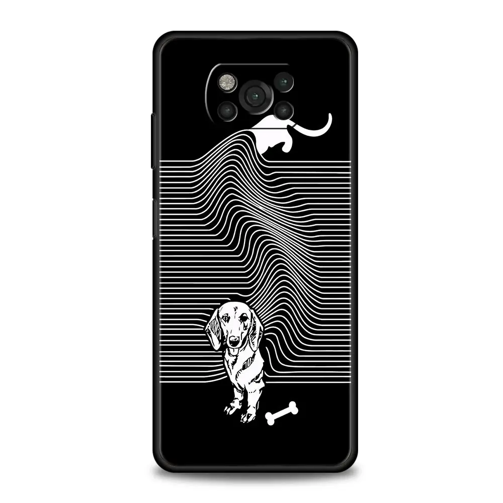 Dachshund Sausage Dog Phone Case For For Xiaomi Poco X6 X5 Pro X4 X3 NFC F5 Pro F4 F3 GT M5 M4 Pro 5G M3 C51 C50 C55 Soft Cover