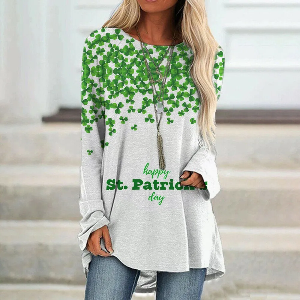 2024 Trendy Temperament Floral Print Hipster Sweatshirt Women Fallow Graohic High-end Crewneck Sweatshirt Long Sleeve Spring