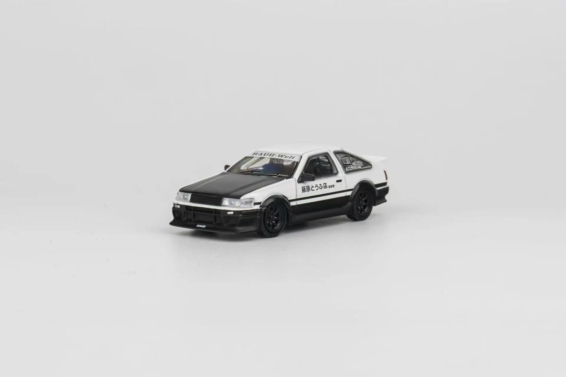 **Pre-order ** DCT 1:64 RWB AE86 Witte aangepaste versie gegoten modelauto