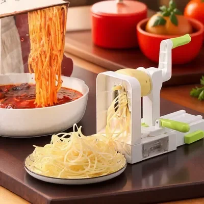 

Spiral Slicer Gadgets Kitchen Spiral Maker Whirlwind Grater Vegetable Noodle Machine Multifunctional Fruit Potato Vegetable