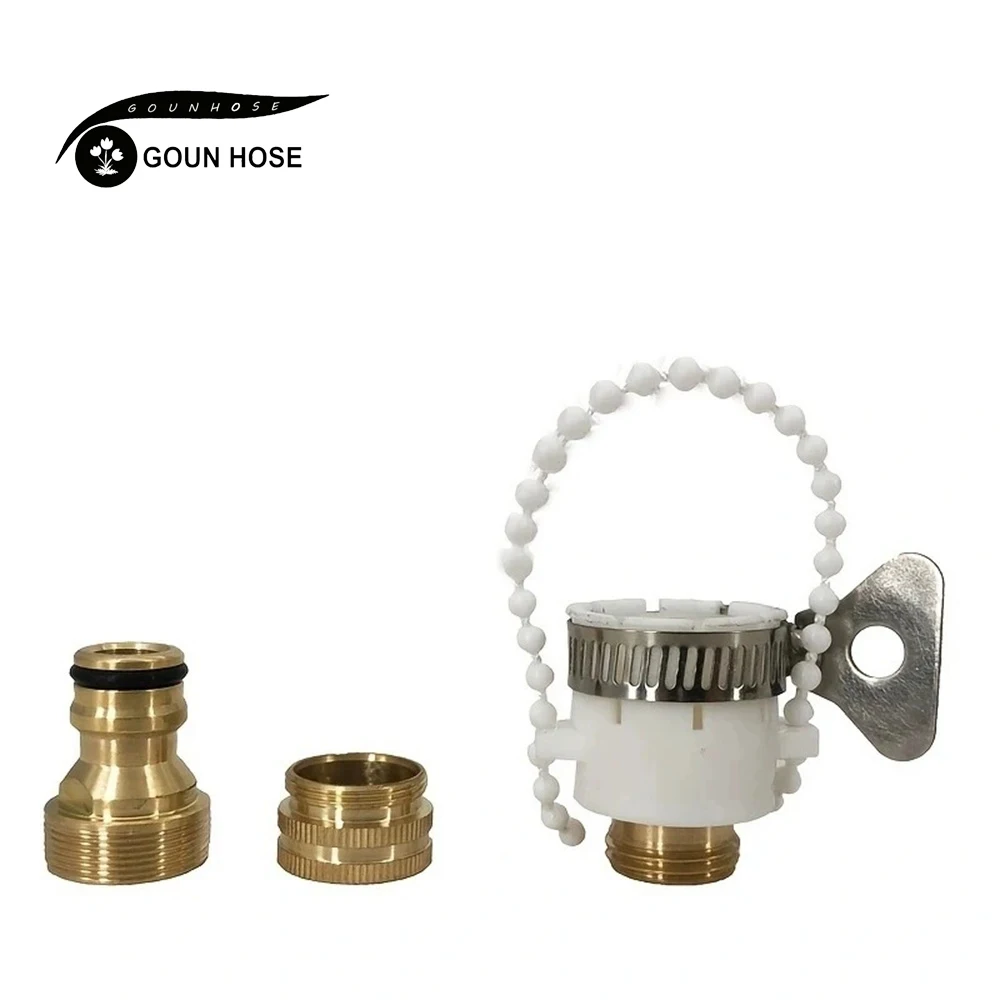 Metal 1/2 Water Pipe Adapter, Household Faucet, Quick Water Connection, Washing Machine Hose, Water Pipe Hardware Accessories