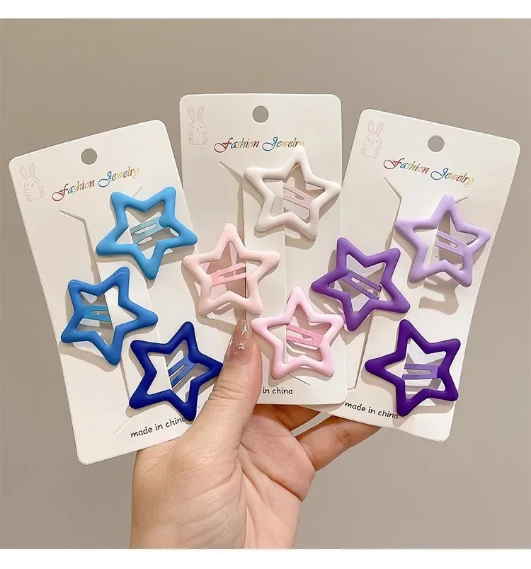 

20Pcs Colorful Star BB Hair Clips For Girl Children Lovely Hair Decorate Hairpins Barrette Headwear Kids Hair Accessories