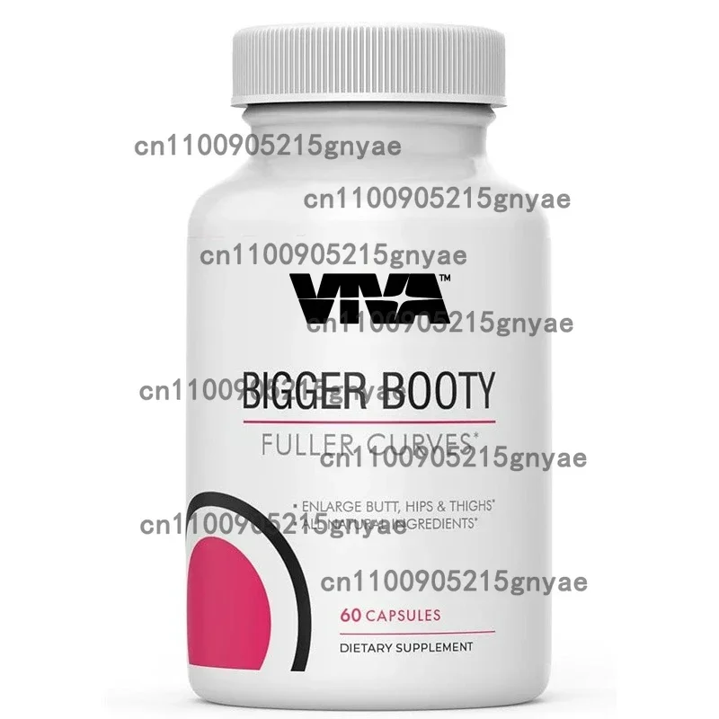 Cápsulas para realzar la cadera - Hierbas y vitaminas naturales con ginseng, canela, espino - 60 unidades
