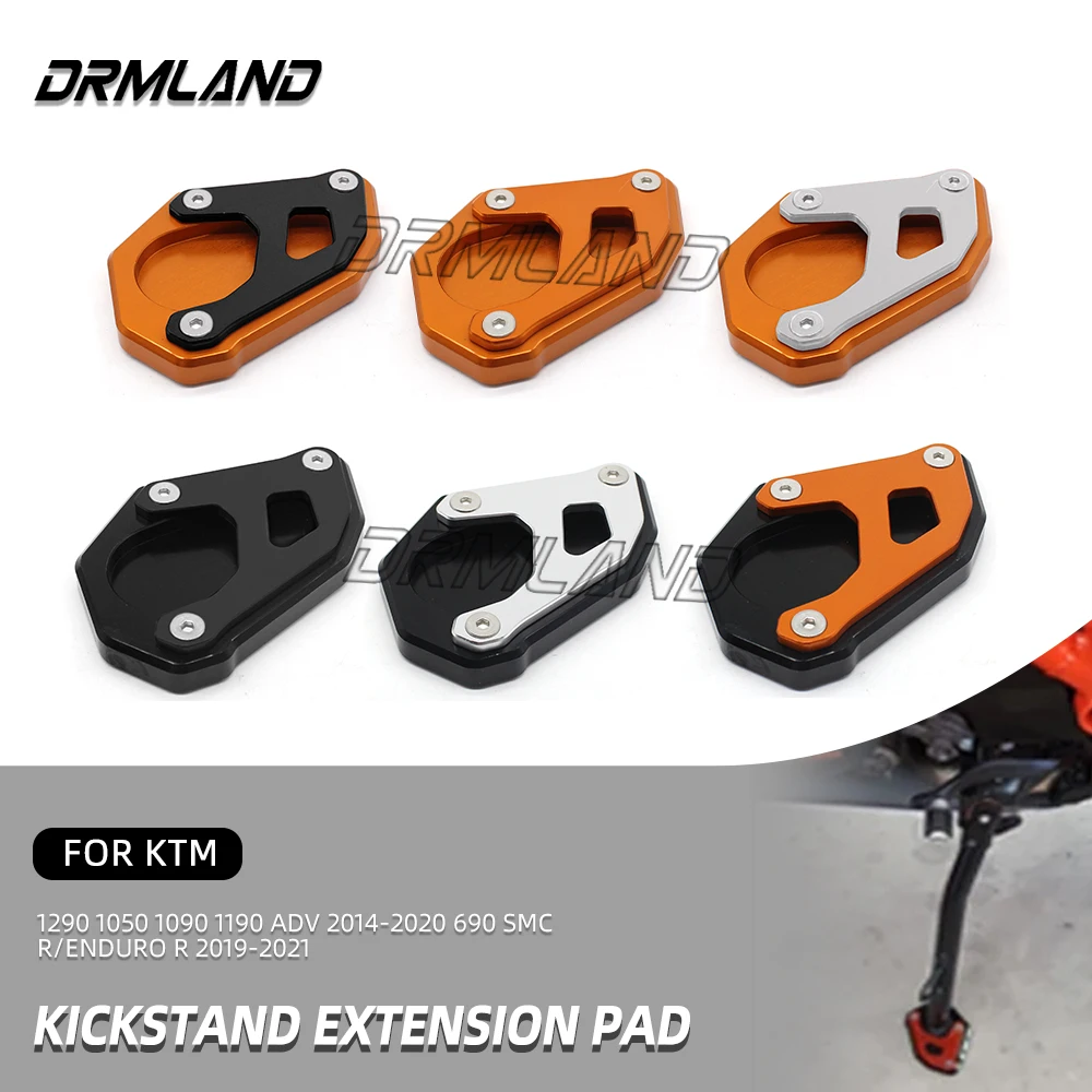 

For 1050 1090 1290 ADV R Super Adventure Motorcycle Kickstand Pad Foot Stand Enlarger Extension Support Plate Accessories