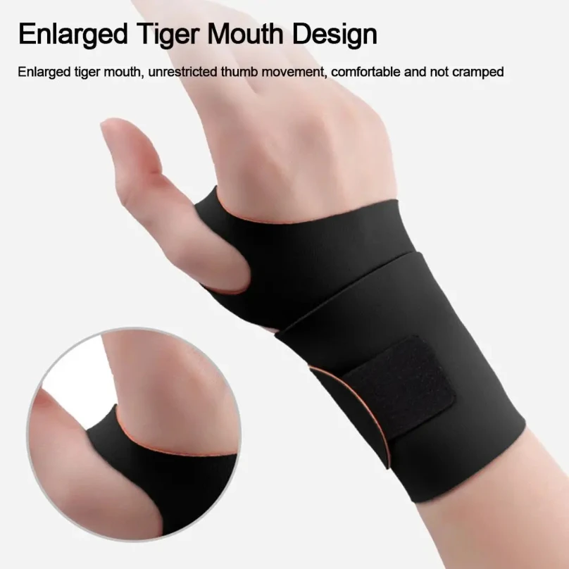 Ultrathin Wrist Brace Portable Adjustable Joint Care Wrist Wrap Protective Gear Breathable Sports Wristband Women Men