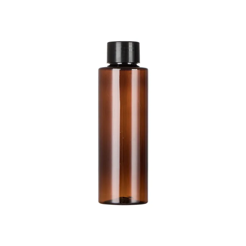 4/8oz 30/120/100/150/200/250/300/500ml blue Cylinder round Plastic pet bottle with plastic/aluminum screw ,flip disc top cap lid