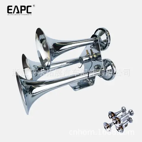 TZ-313 대형 3음 가스 경적 4튜브 대형 자동차 경적 12/24V 트럭 선박 기차 솔레노이드 밸브 타입 TZ-313 대형 3음 가스 경적 4튜브 대형 자동차 경적 12/24V 트럭 선박 기차 솔레노이드 밸브 타입