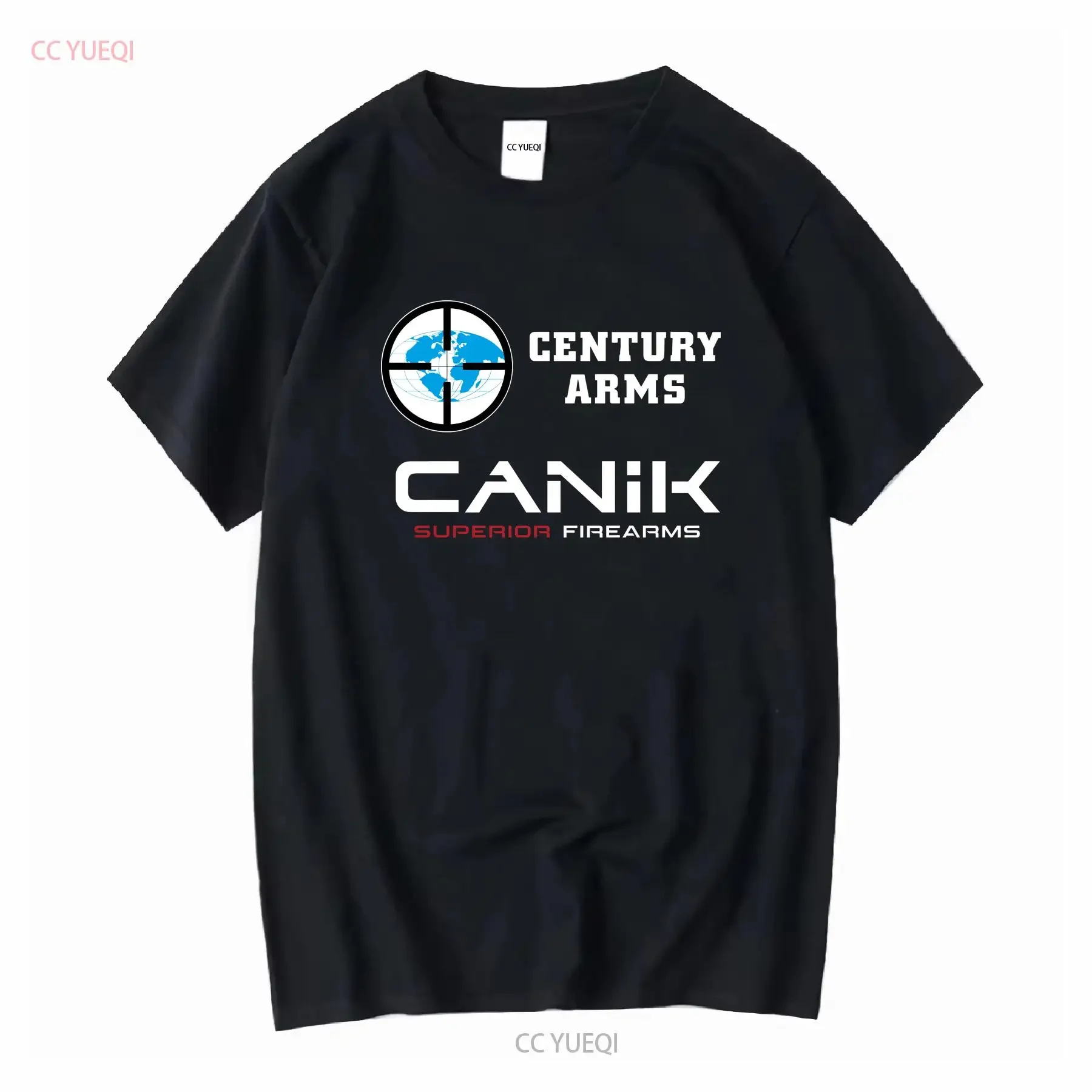 

Новая футболка с логотипом CANIK Superior Firearms Century Arms, забавный размер от S до 5XL, винтажная, растянутая, слегка мужская, унисекс