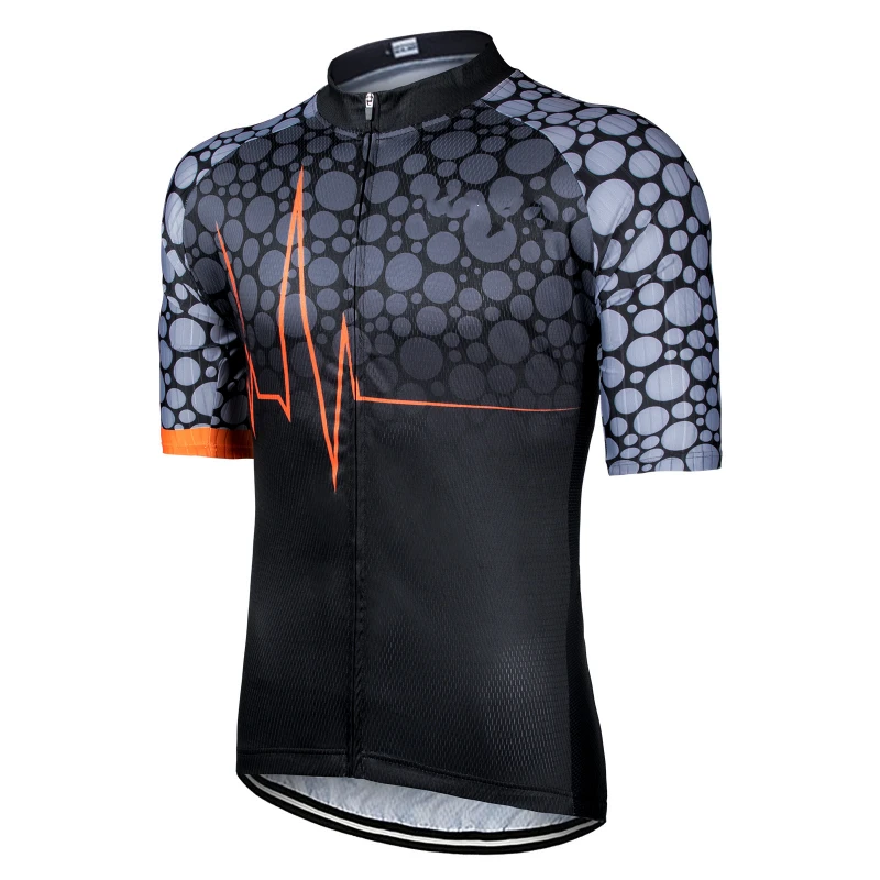 New summer moisture absorbing quick drying breathable cycling suit short sleeved soft cycling sports shirt