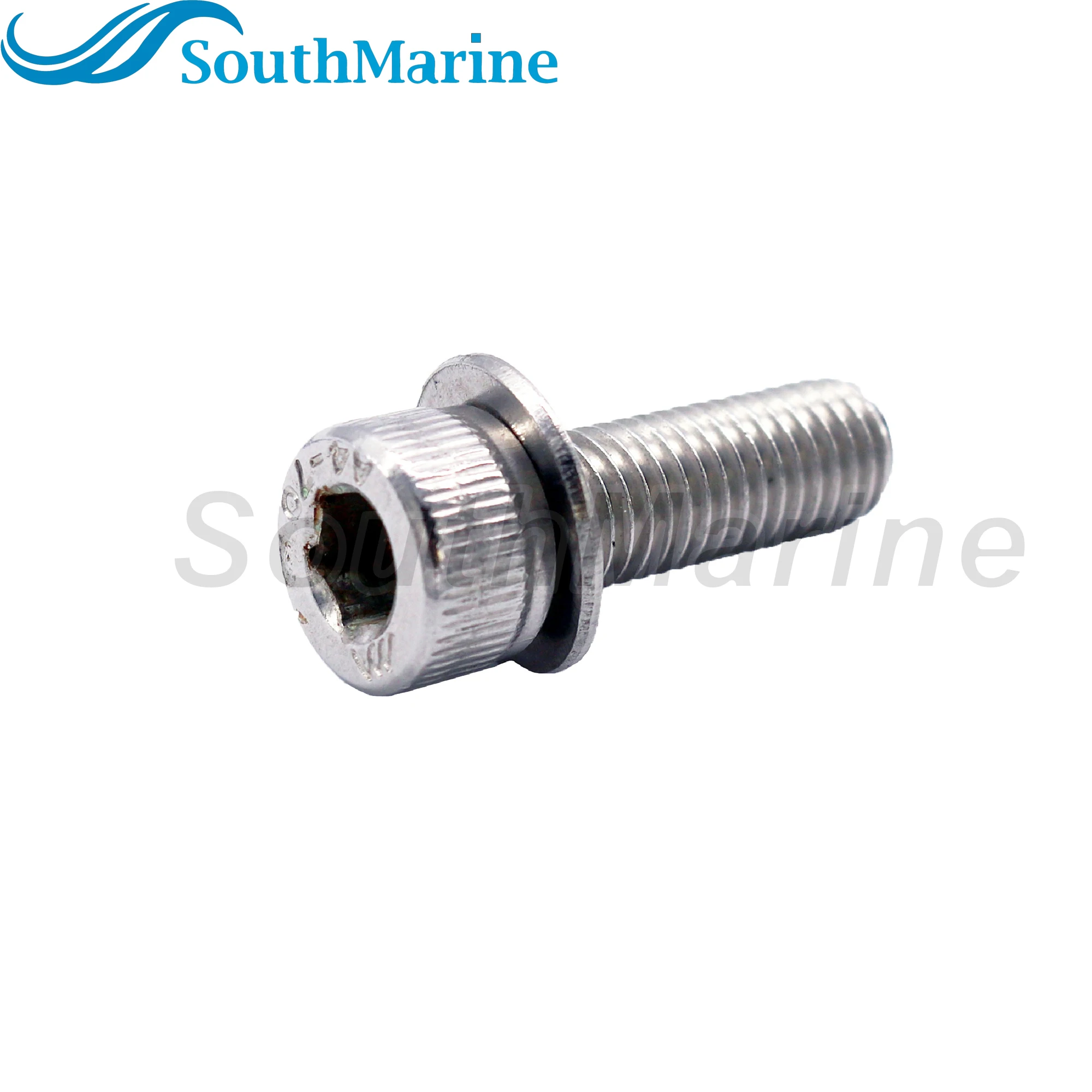 Boat Engine 90105-08M02 97095-08025 97395-08025 90105-081A7 Bolt with Washer for Yamaha, 09117-08057 08064 08110 for Suzuki