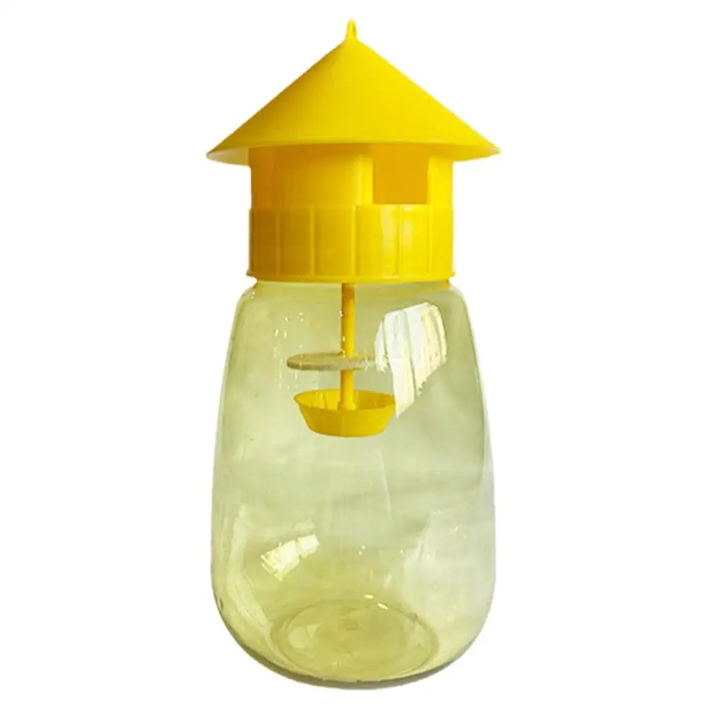 Fruit fly trap Killer Yellow Plastic Drosophila Trap Anti Fly Fruit Fly killer Catcher Orchard  Reusable Insect Trap Pest