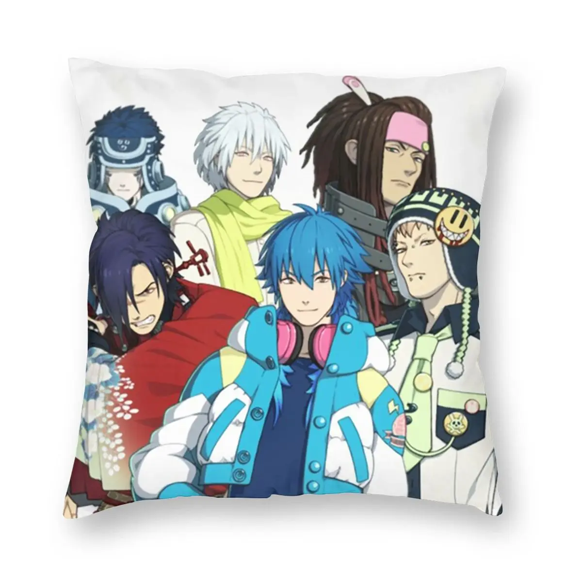 The Game Dramatical Murder Square Pillowcase Pillow Cover Cushion Decor Comfort Throw Pillow for Home Sofa