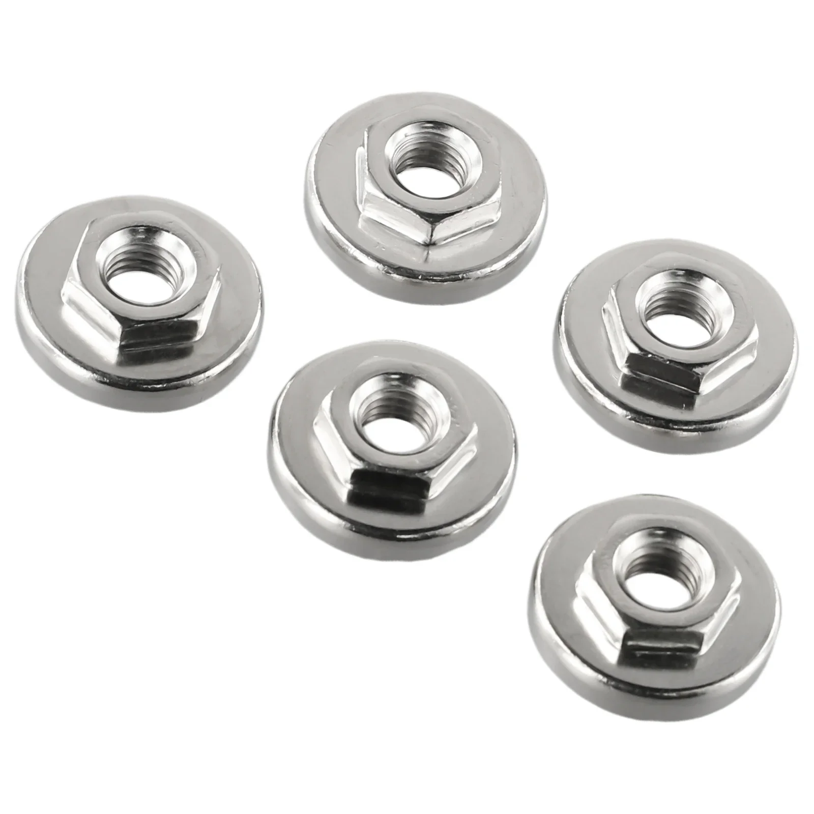 Lightweight and Portable 30mm Hex Nut Tools for Angle Grinder Chuck Locking Plate Quick Clamp Replacement (Pack of 5)