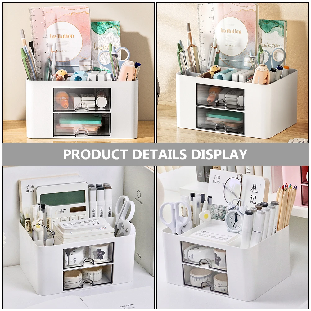 

1Pcs Stylish Desktop Organizer Drawer Storage Box Multifunctional Sundries Organizing Container