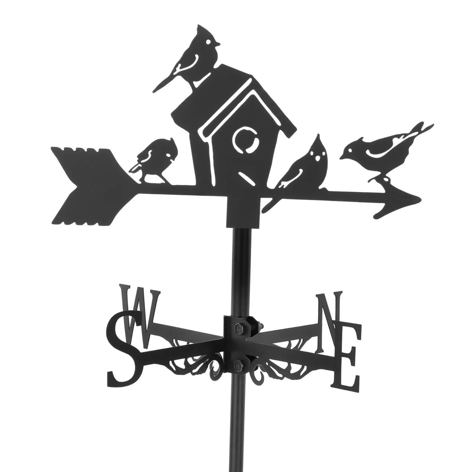 

Metal Weather Vane for Farm Home for Outdoor Garden Rabbit Shaped Retro