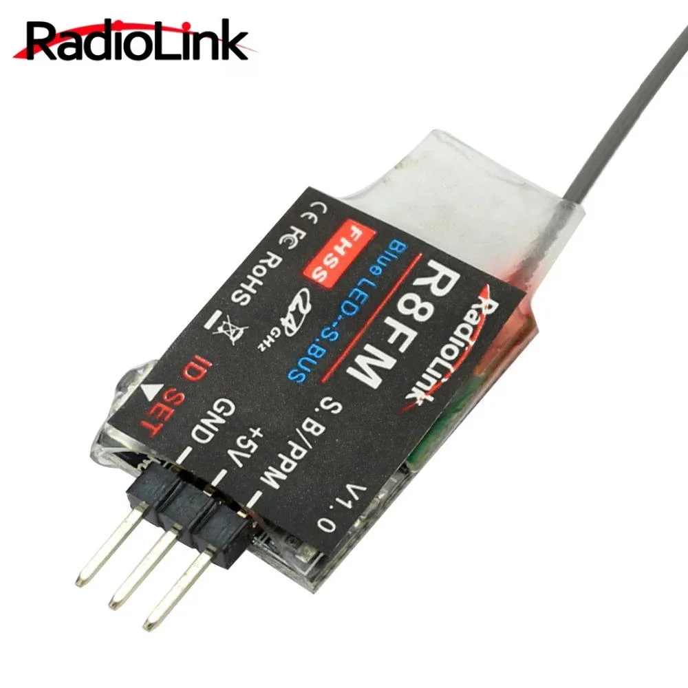 Radiolink R8FM Mini 2.4G 8 canaux 8CH récepteur FHSS pour émetteur Radiolink T8FB Support S-BUS PPM récepteurs RC FPV Drone
