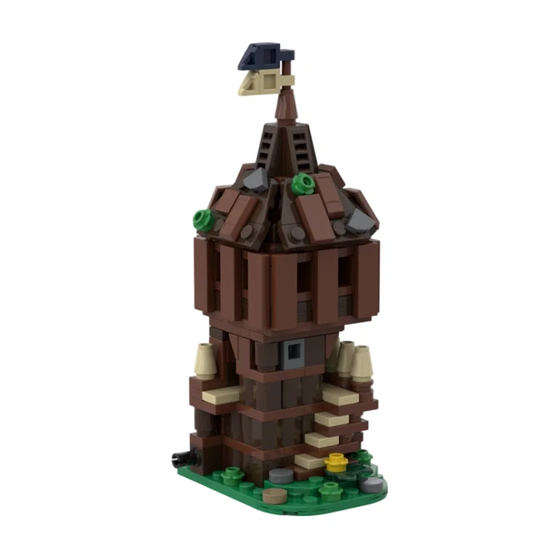 Medieval Castle Expansion MOC Building Blocks Supplementary Extension Parts DIY Desktop Diorama Toy