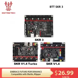 BIGTREETECH-SKR Placa-mãe V1.4, Peças para impressoras 3D, MKS, GEN, TMC2209, TMC2208, Ender3, Atualização V2 para Voron 2.4, Turbo BTT, SKR 3