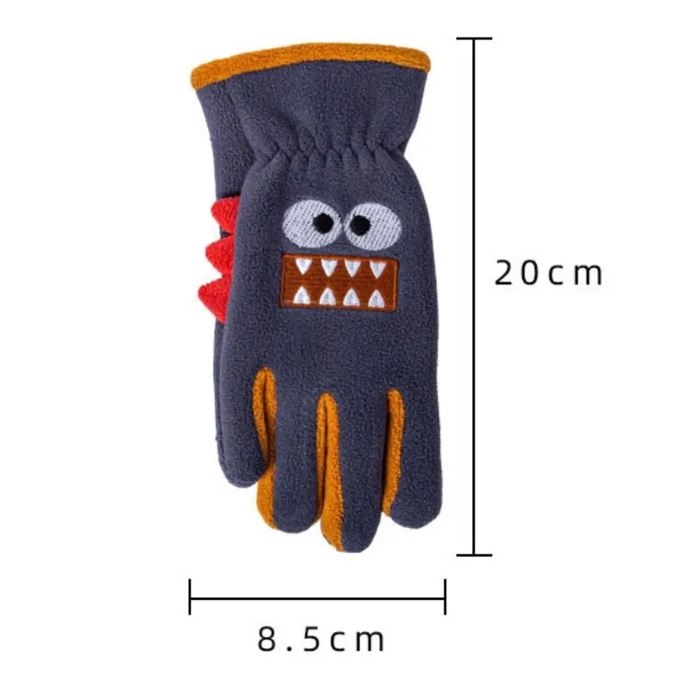 Cold-proof Children's Winter Gloves For 6-12Y Windproof Gloves Full Finger Gloves Fleece Mittens Cycling Skiing Gloves