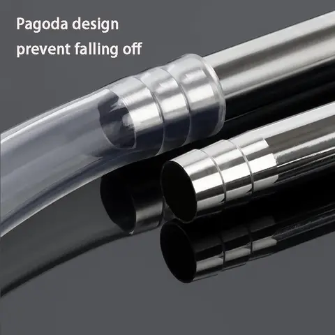 ZRDR Fish tank filter tube filter Aquarium external 304 stainless steel inlet and outlet Oil removal film filter accessories