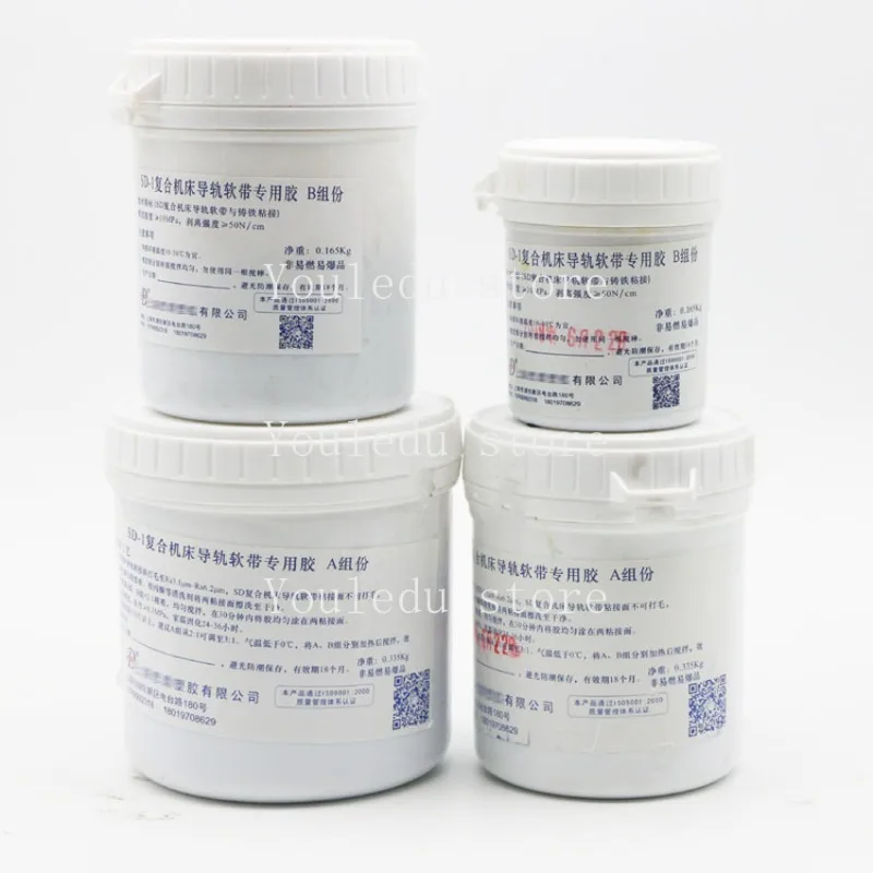 

Направляющая станка с ЧПУ, подходящая для износочного листа из ПТФЭ Специальный клей A + B Специальный клей для направляющей 1 комплект