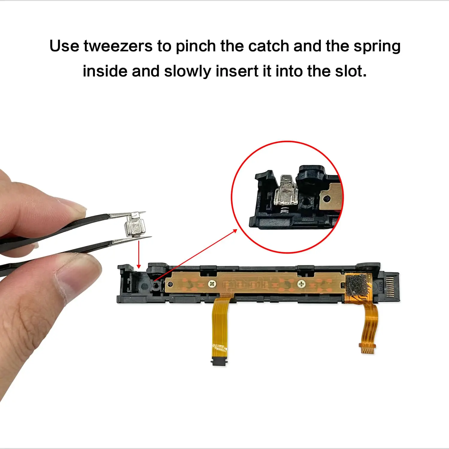 1/5/10 أزواج استبدال المزالج قفل معدني مشبك لنينتندو سويتش/سويتش OLED JoyCon إصلاح أجزاء التبعي #3