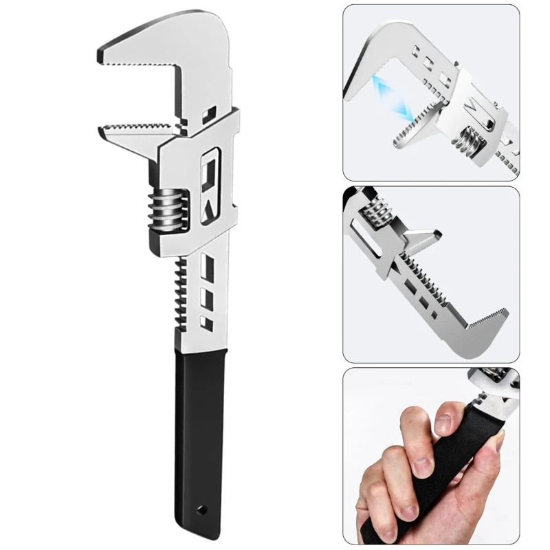 2024 New Adjustable Wrench Set with Additional Wide Opening for Automobile Machinery Work