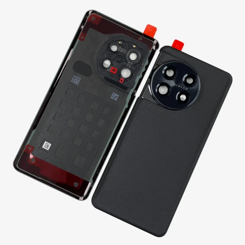 Back Glass Battery Cover for Oneplus 11, Rear Door Housing Case with Camera Frame Repair Replace