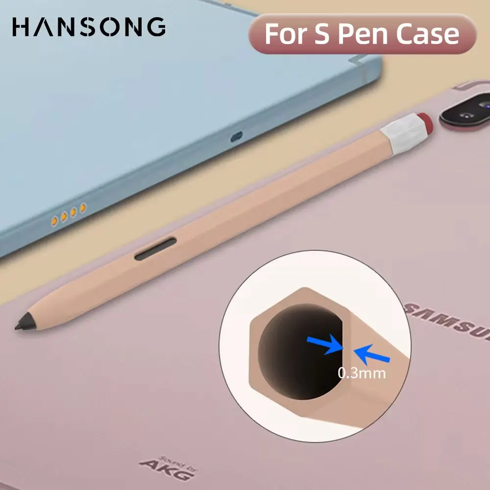 

Pen Case for Samsung Galaxy Tab S Pen for Samsung Tab S6 Lite S7 S8 S7 Plus S7 FE S8 Plus Liquid Silicone Stylus Pencil Cover