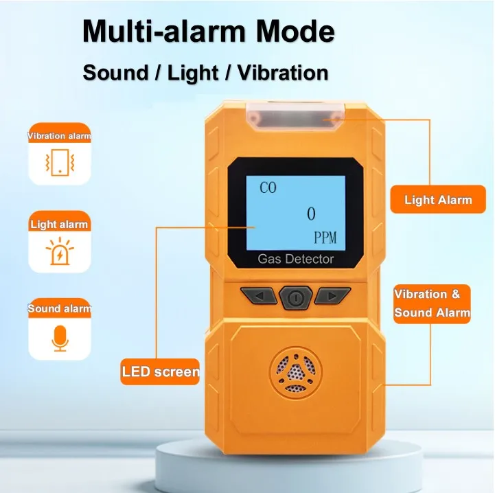 Detector de Gas H2 de hidrógeno único Digital de alta calidad, Sensor ambiental portátil con pantalla LCD, equipo de seguridad